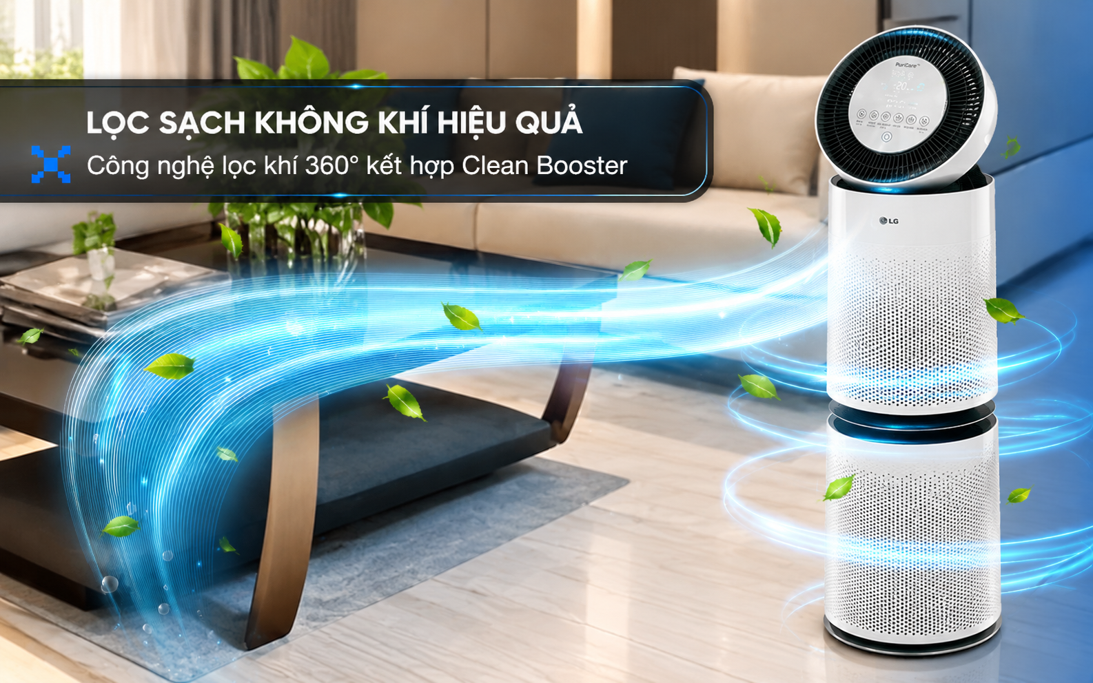 Vì Sao Máy Lọc Không Khí LG PuriCare 2 Tầng Tối Ưu Cho Văn Phòng & Spa?